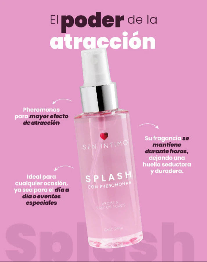 SPLASH CON FEROMONAS DE FRUTOS ROJOS SEN INTIMO 125ML. SEN INTIMO