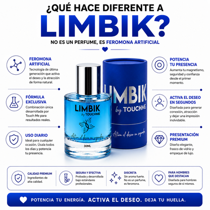 Feromona Sin Aroma Hombre LIMBIK 30ML. Feromonalimbik