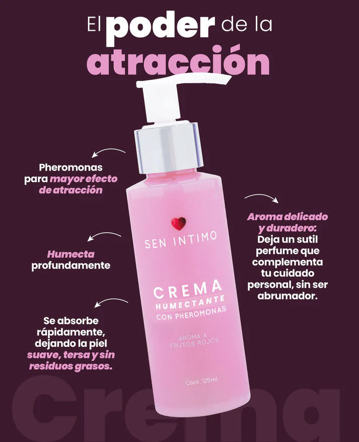 CREMA HUMECTANTE CON FEROMONA 125ml🌸 SEN INTIMO