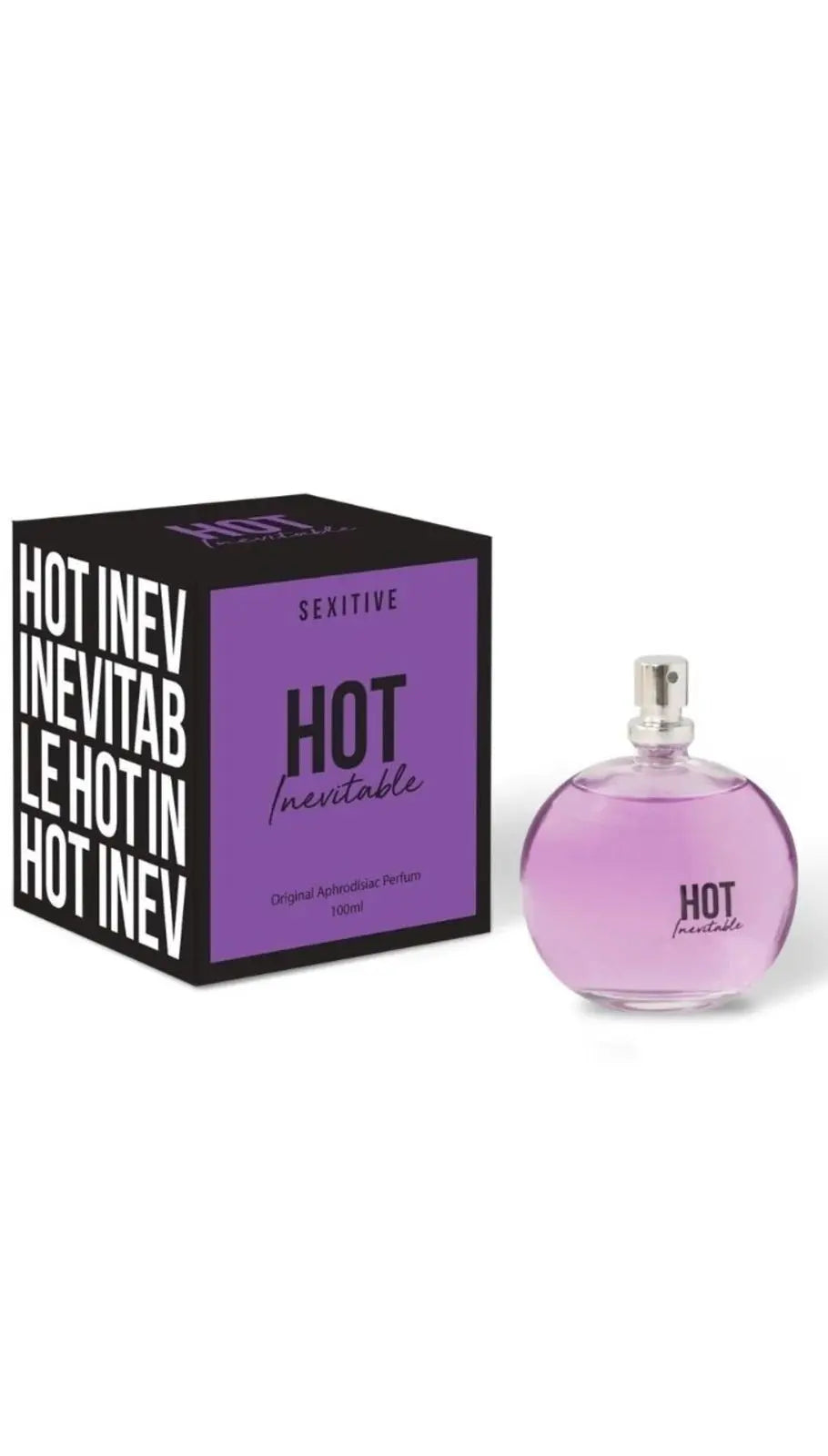 PERFUME CON FEROMONA SEXITIVE HOT INEVITABLE MORADO 100ML sexitive