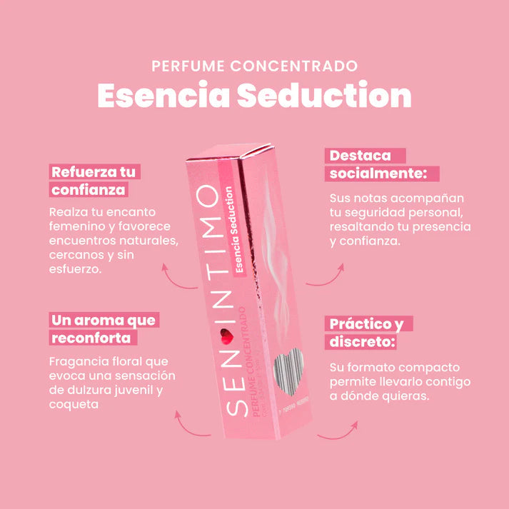 PERFUME CONCENTRADO CON FEROMONAS SEN INTIMO - SEDUCTION 10ML. SEN INTIMO