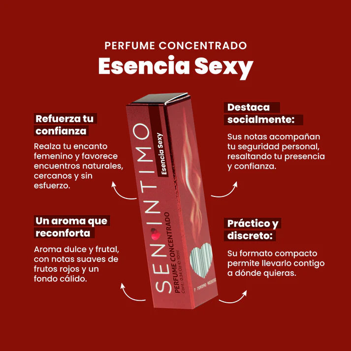 PERFUME CONCENTRADO CON FEROMONAS SEN INTIMO - SEXY 10ML. SEN INTIMO