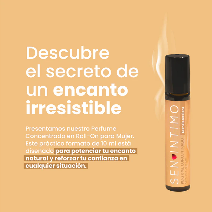 PERFUME CONCENTRADO CON FEROMONAS SEN INTIMO - RADIANT 10ML. SEN INTIMO