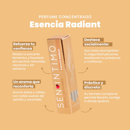 PERFUME CONCENTRADO CON FEROMONAS SEN INTIMO - RADIANT 10ML. SEN INTIMO