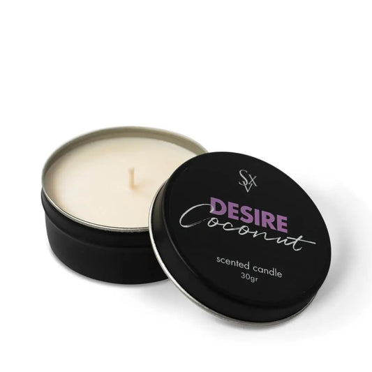 Vela para Masaje con Feromona – Sexitive Coconut Desire 30g 🕯️ sexitive
