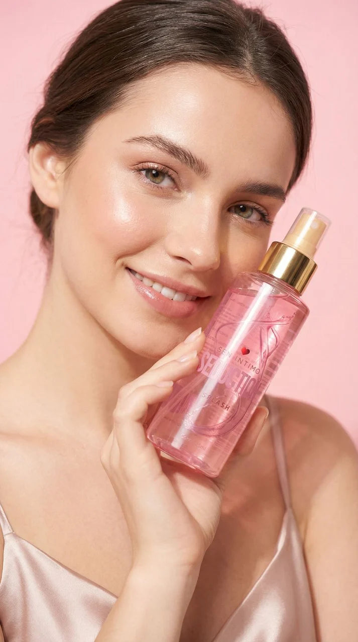 BODY SPLASH CON FEROMONAS SEDUCTION CON NOTAS DULCES DE CIRUELA 125ML Feromonalimbik